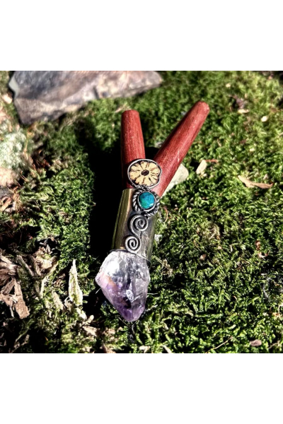 Kuripe na Rapé Aya a Ametyst Obrázok pre Kuripe na Rapé Aya a Ametyst