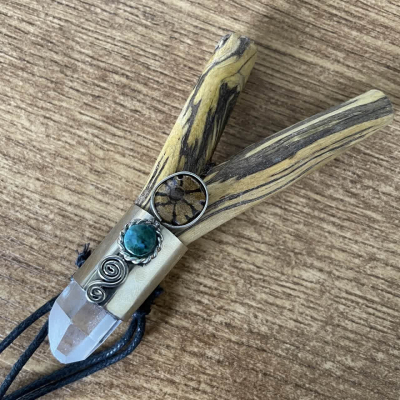 Kuripe Palo Santo s Krištálom Obrázok pre Kuripe Palo Santo s Krištálom